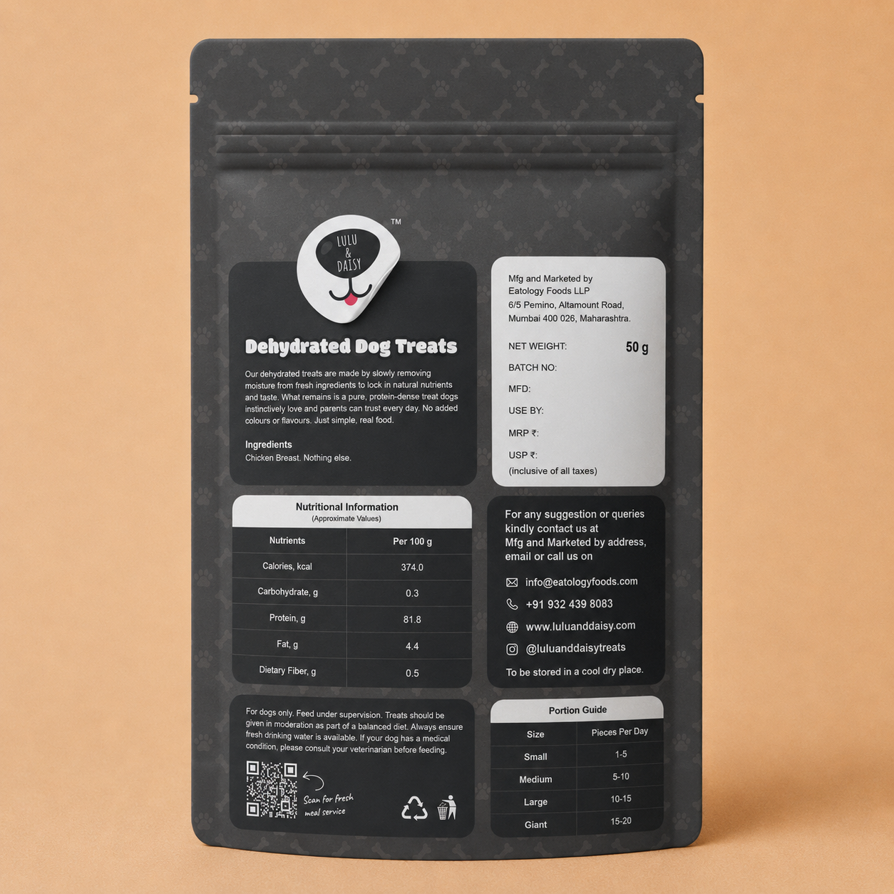 Chicken Jerky (Dehydrated)